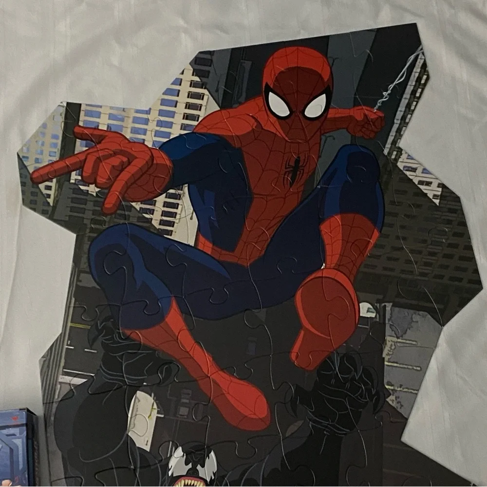 Marvel Spider-Man Kids Red & Blue Spider-Man Floor Puzzle 46 Piece